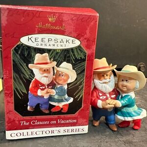 Hallmark Keepsake Ornament # 3 The Clauses on Vacation Collectors Series